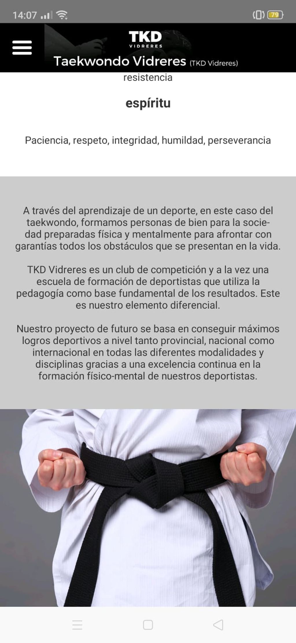 TKD Vidreres ya tiene APP oficial