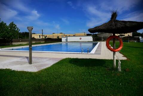 En la piscina municipal de Vidreres